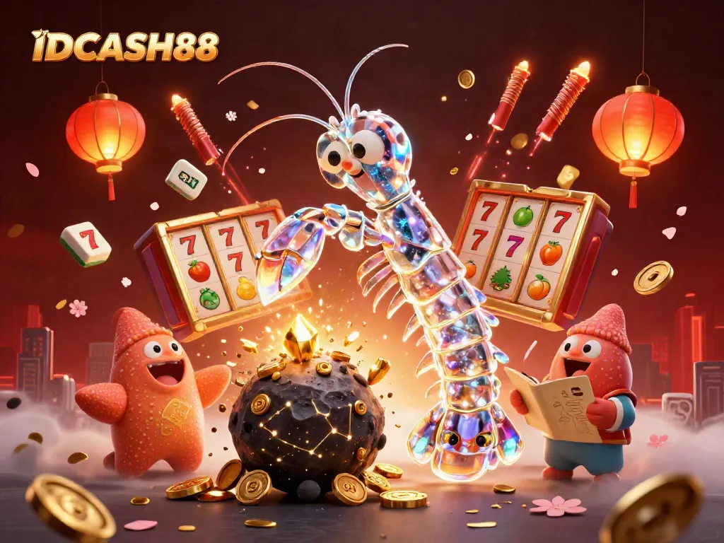 Engage with IDCASH88's thrilling game universe through an explosion of gold coins and vibrant 3D characters.