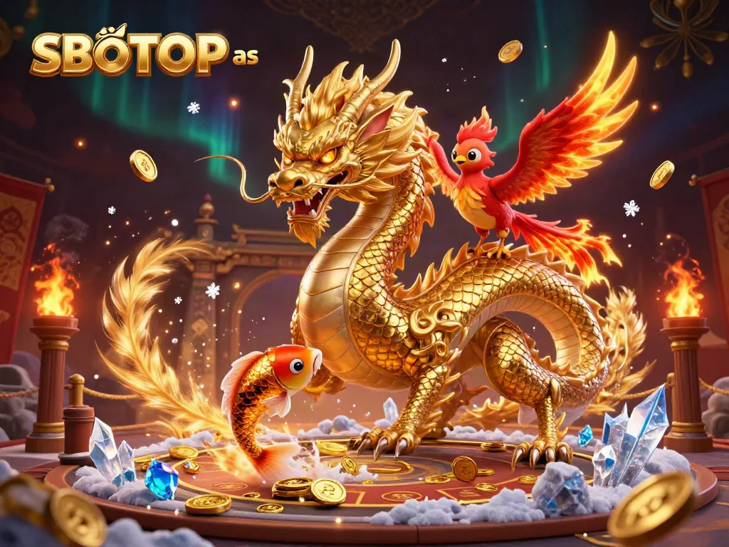 SBOTOP และการเดิมพันในคาสิโนสุดหรูด้วยมังกรทองและนกฟีนิกซ์หลายสี