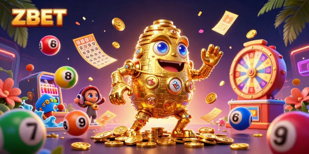 Engage with ZBET's vibrant online gaming experience featuring dynamic lottery and casino elements.