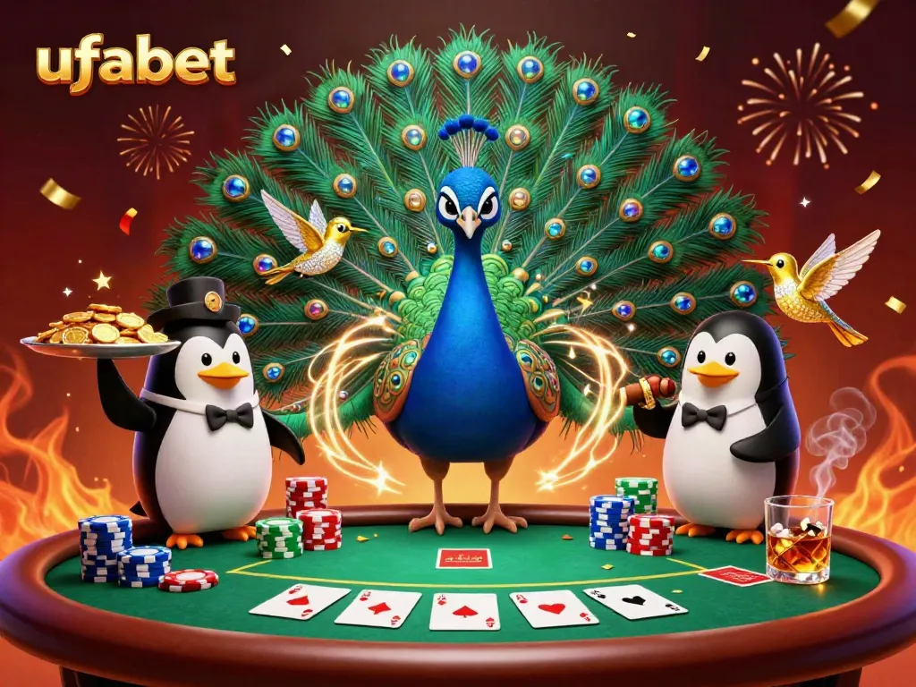 วางเดิมพันออนไลน์บน ufabet พร้อมกับพีค็อกอันเป็นเอกลักษณ์และลูกทีมในคาสิโน