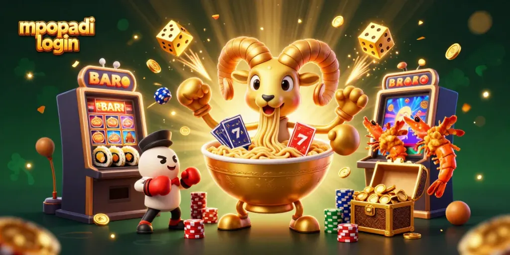 Engage with exciting games at Mpopadi login, featuring colorful characters and jackpots.